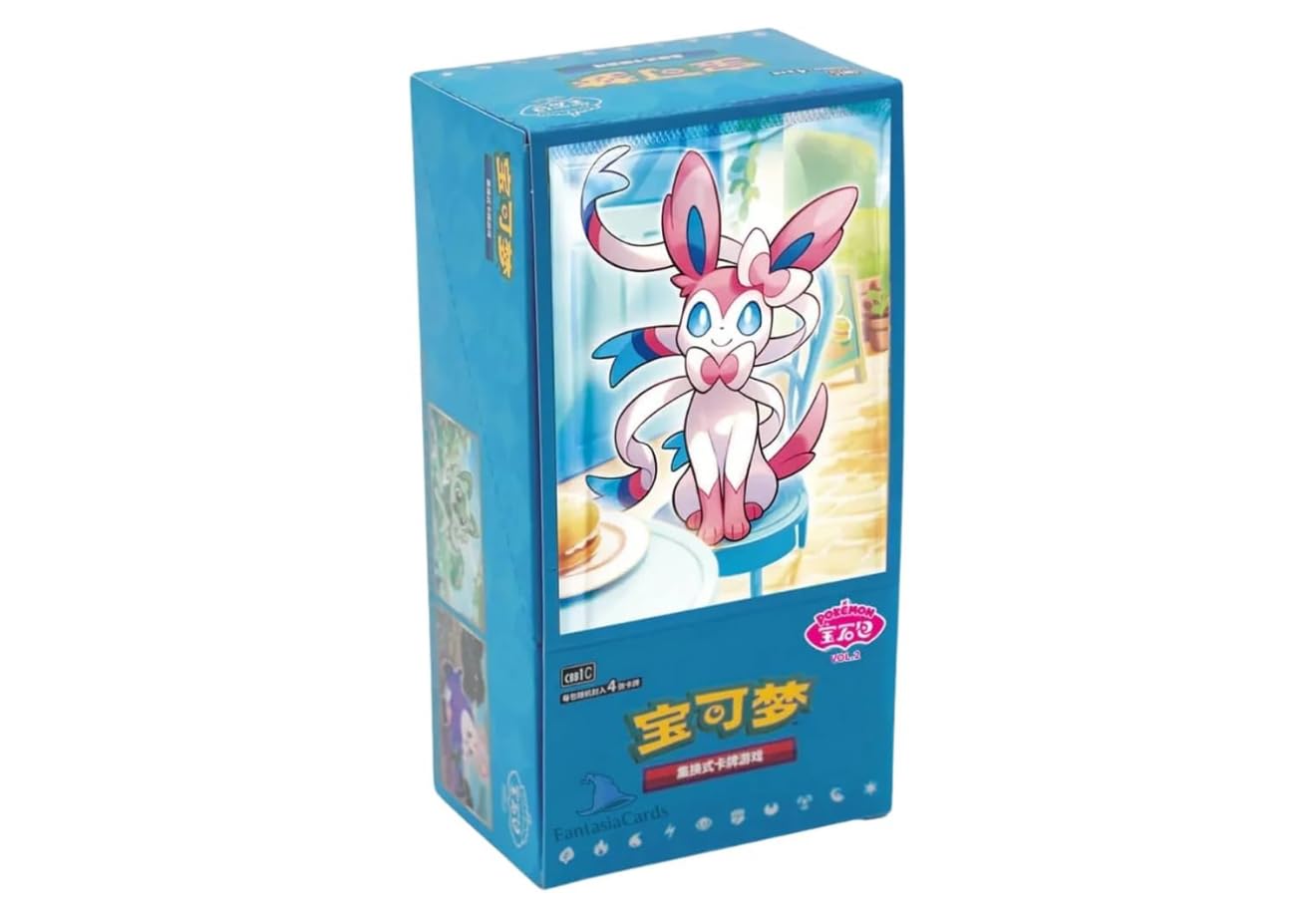 sylveon booster box Pokmon Gem Pack VOL. 2 Chinese Feel the power of the shifting winds Ultimate Sylveon Gift Set: Card,